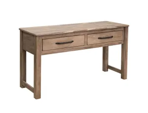 Natural Parota 2 Drawers, Sofa Table