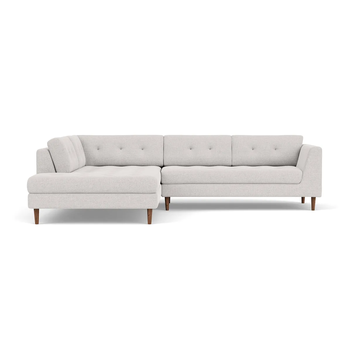 Nelson Fabric Left Corner Sofa