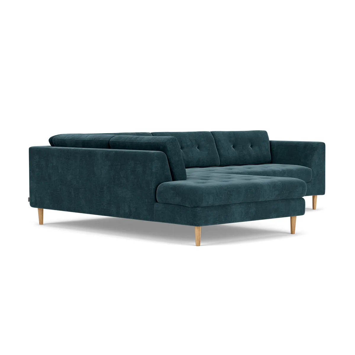 Nelson Fabric Left Corner Sofa