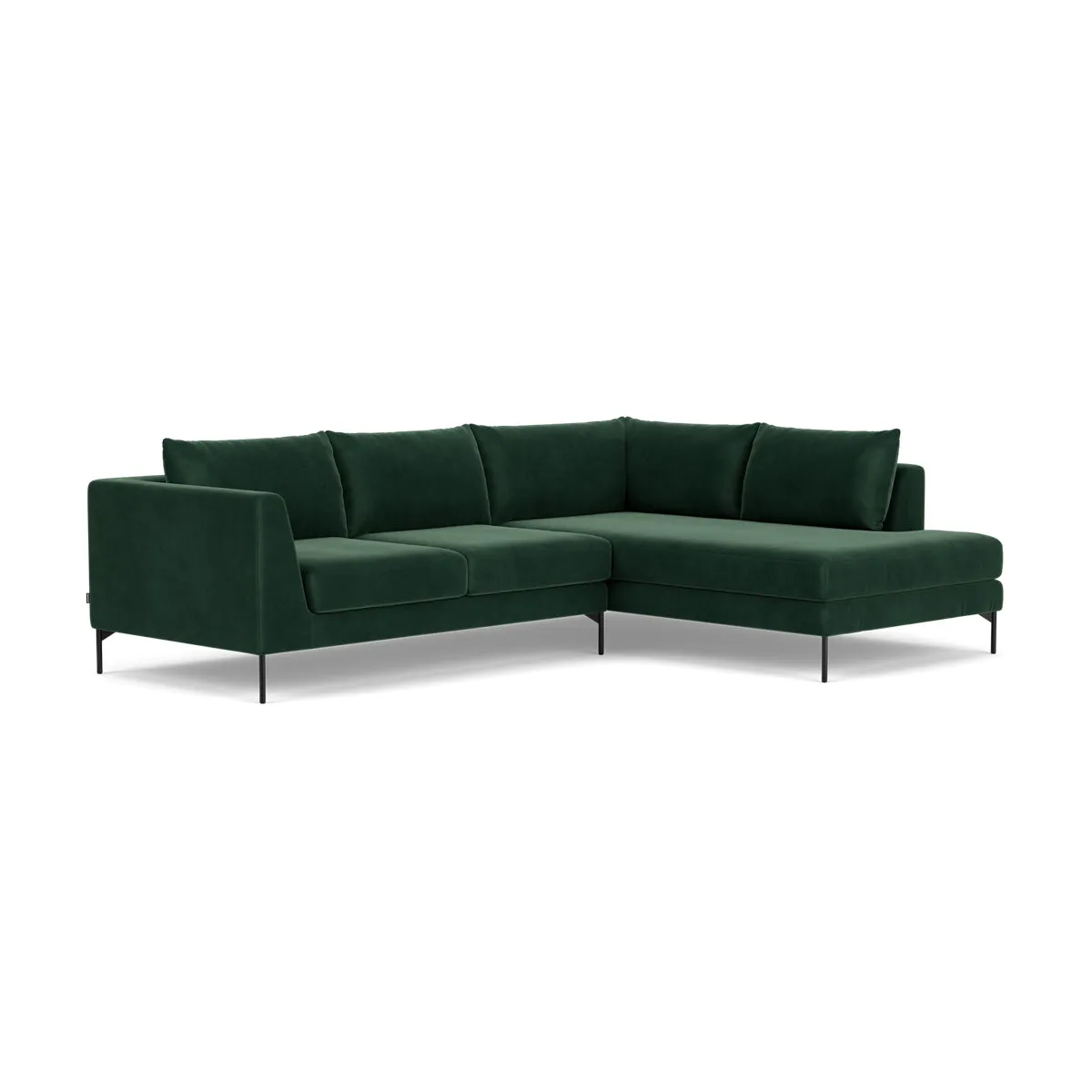 NOA Velvet Right Corner Sofa