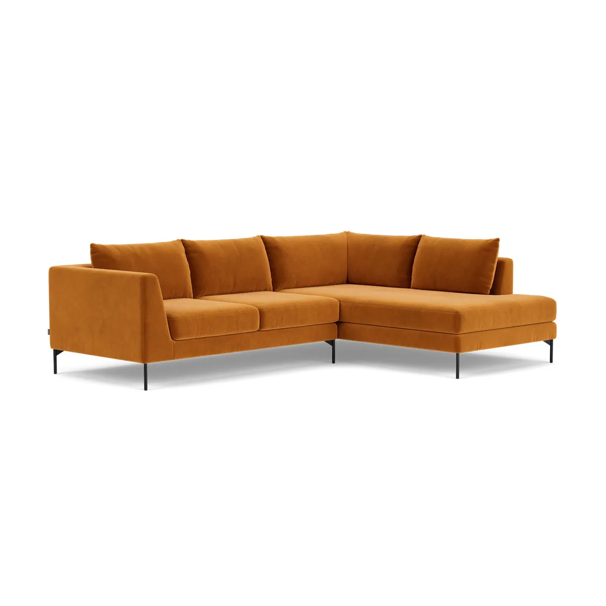 NOA Velvet Right Corner Sofa
