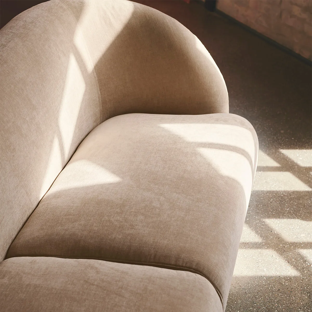 Paula Fabric 2 Seater Sofa