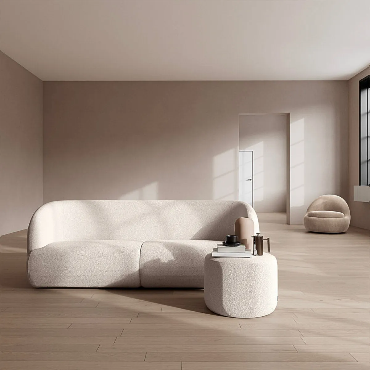 Paula Fabric 2 Seater Sofa