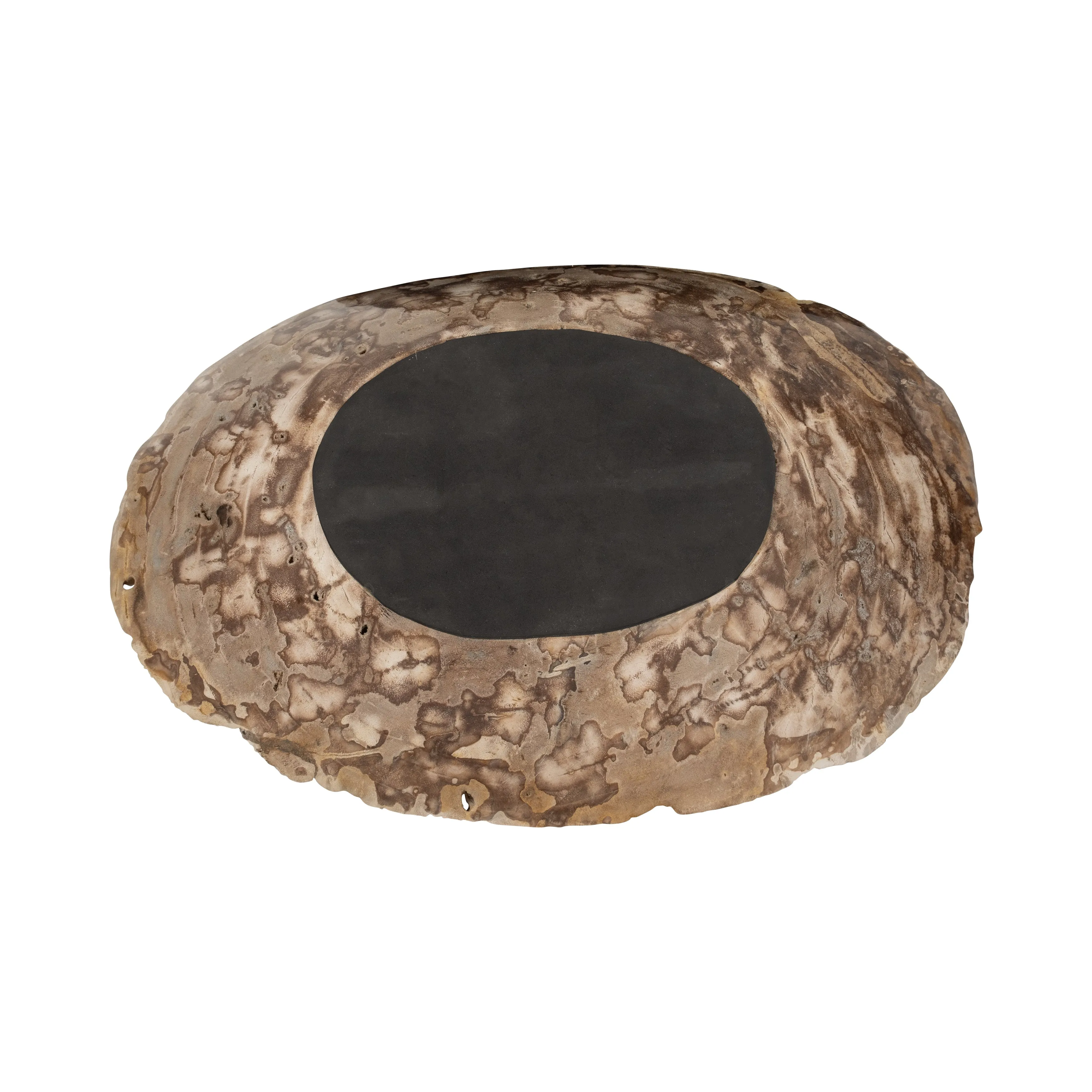 Petrified Wood, 18" Oval Bowl, Multi