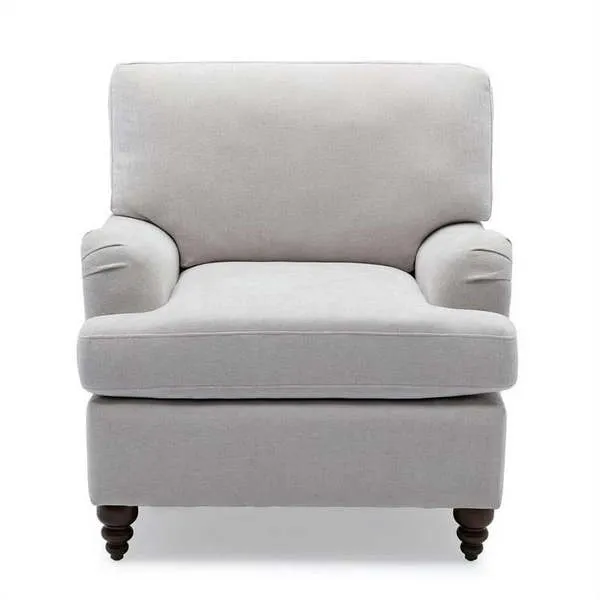 Queen - Distinctive single sofa, linen fabric