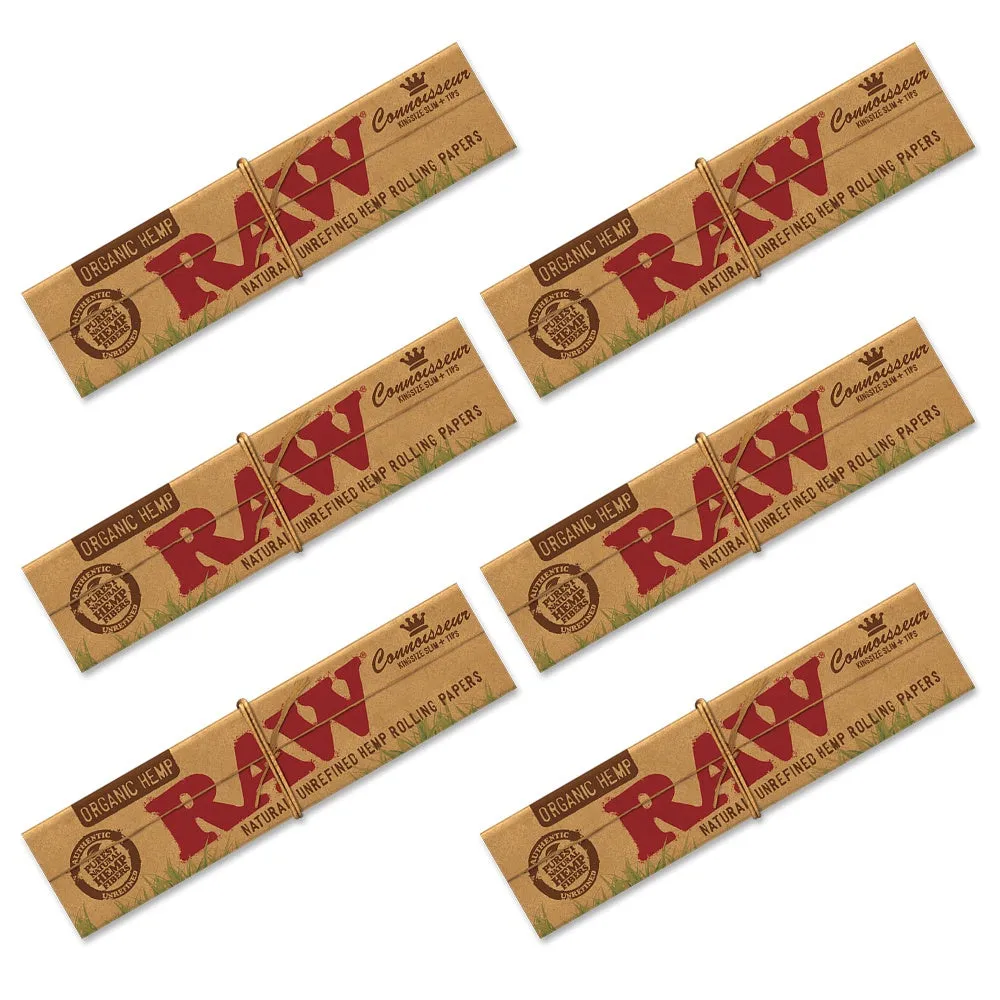 RAW - King Size Organic Connoisseur - 6 Packs