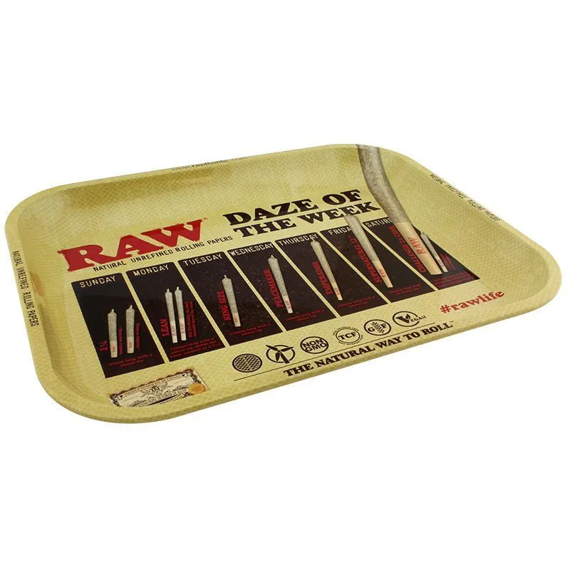 RAW - Rolling Tray - "Daze" - Large