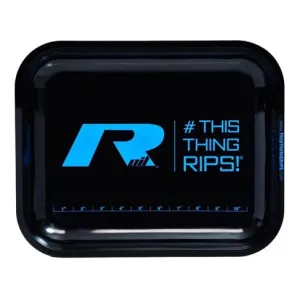RAW - Rolling Tray - "This Thing Rips" - Black & Blue - Large