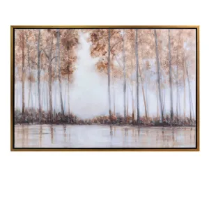 Red Tree Forest Wall Handmade Painting