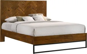 Reed Antique Coffee King Bed (3 Boxes)