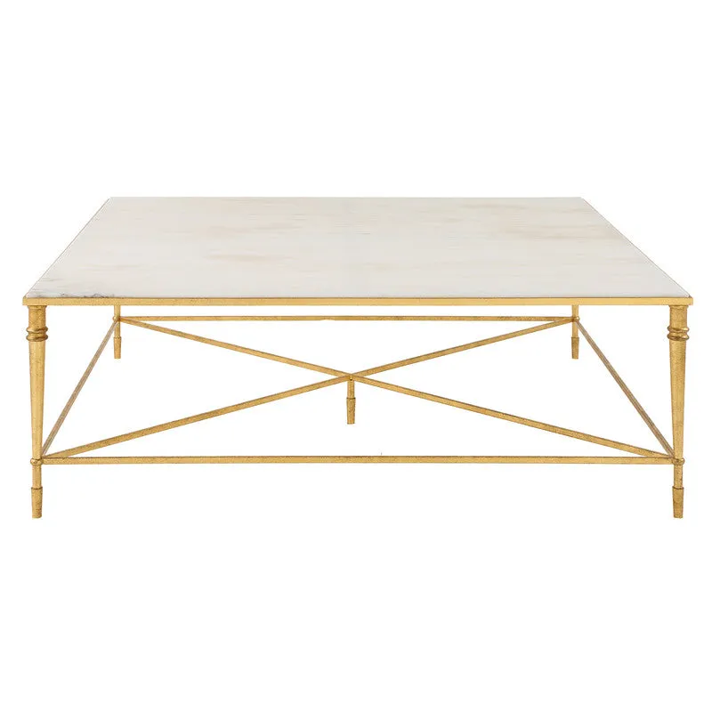 ROSHN 122 W x 43 H x 122 D Square Coffee Table
