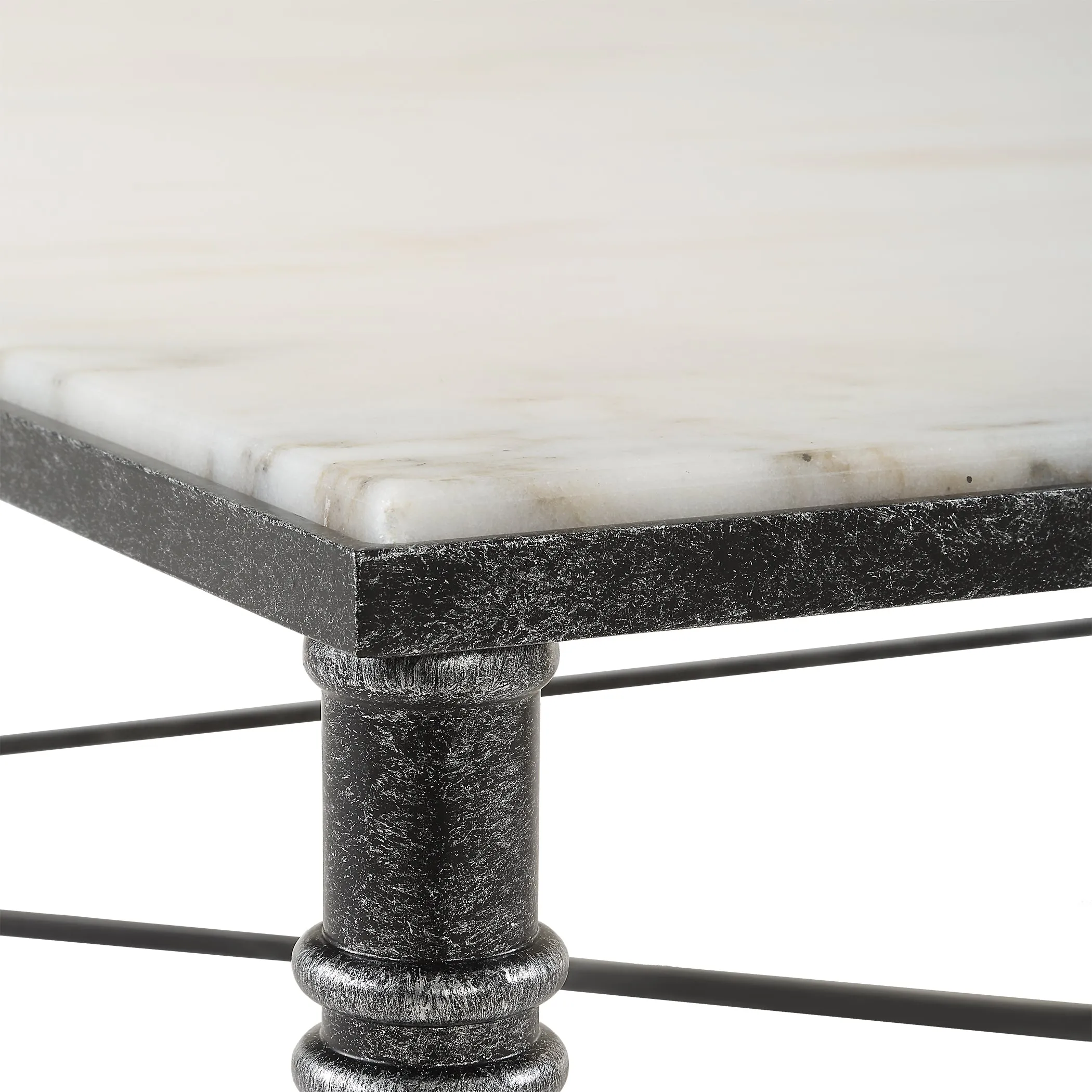 ROSHN 122 W x 43 H x 122 D Square Coffee Table