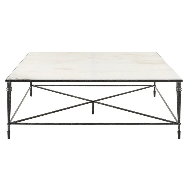 ROSHN 122 W x 43 H x 122 D Square Coffee Table