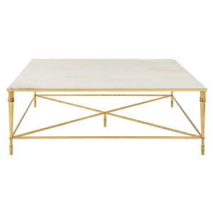 ROSHN 122 W x 43 H x 122 D Square Coffee Table