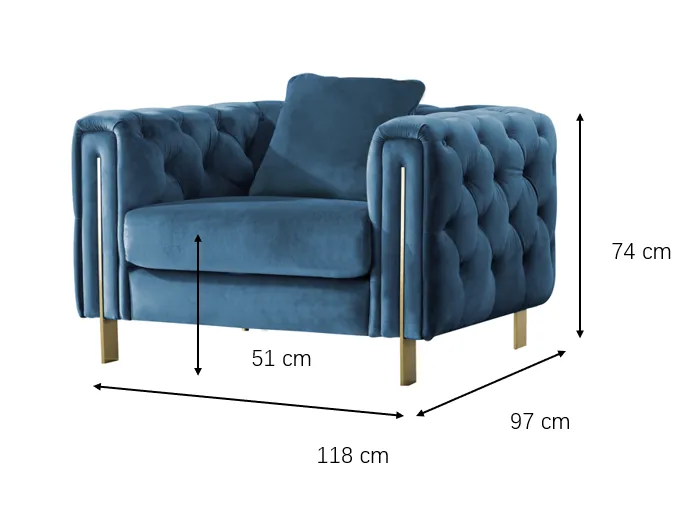 Royal Velvet Chair