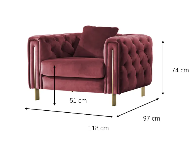 Royal Velvet Chair