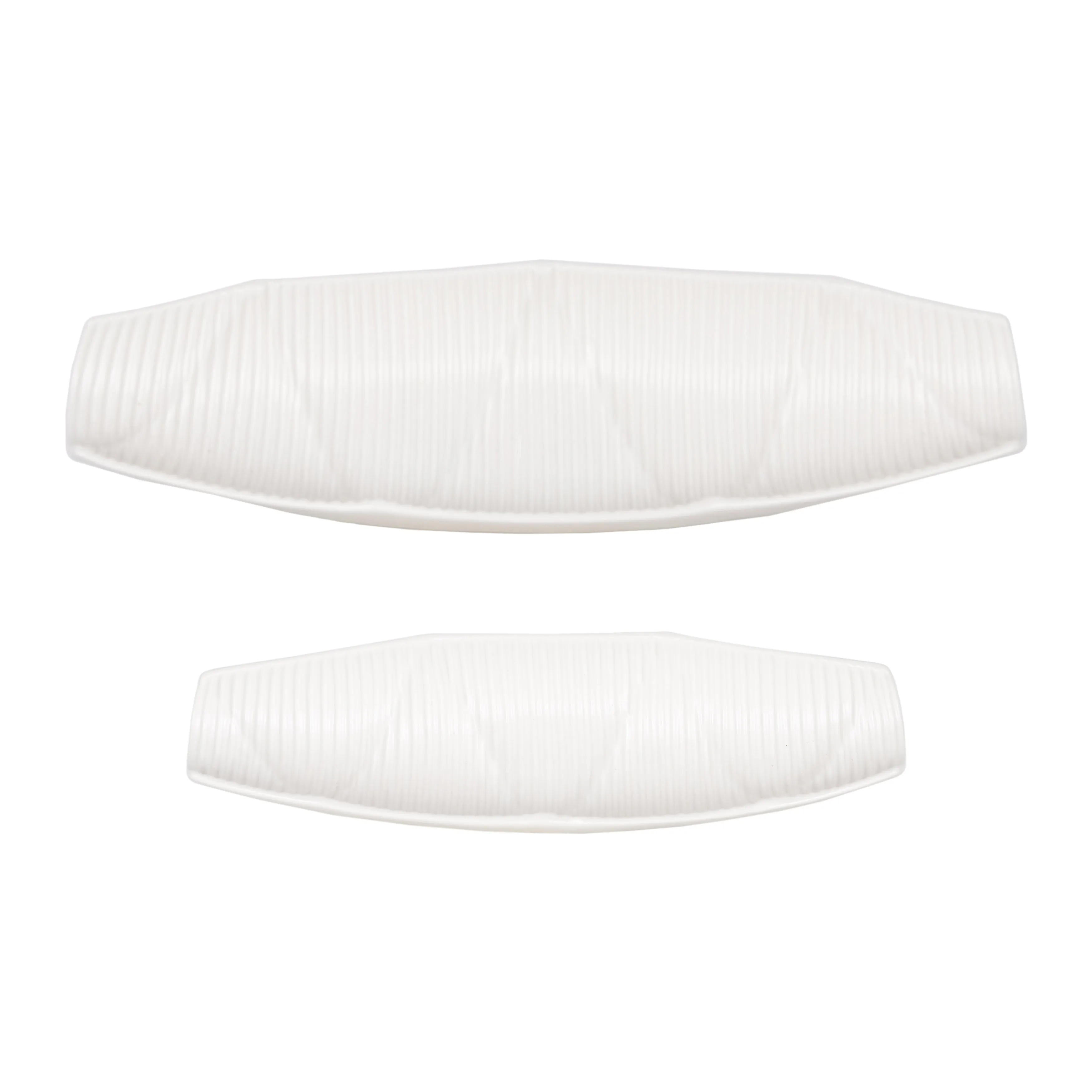 S/2 15/20" Salzburg White  Bowls