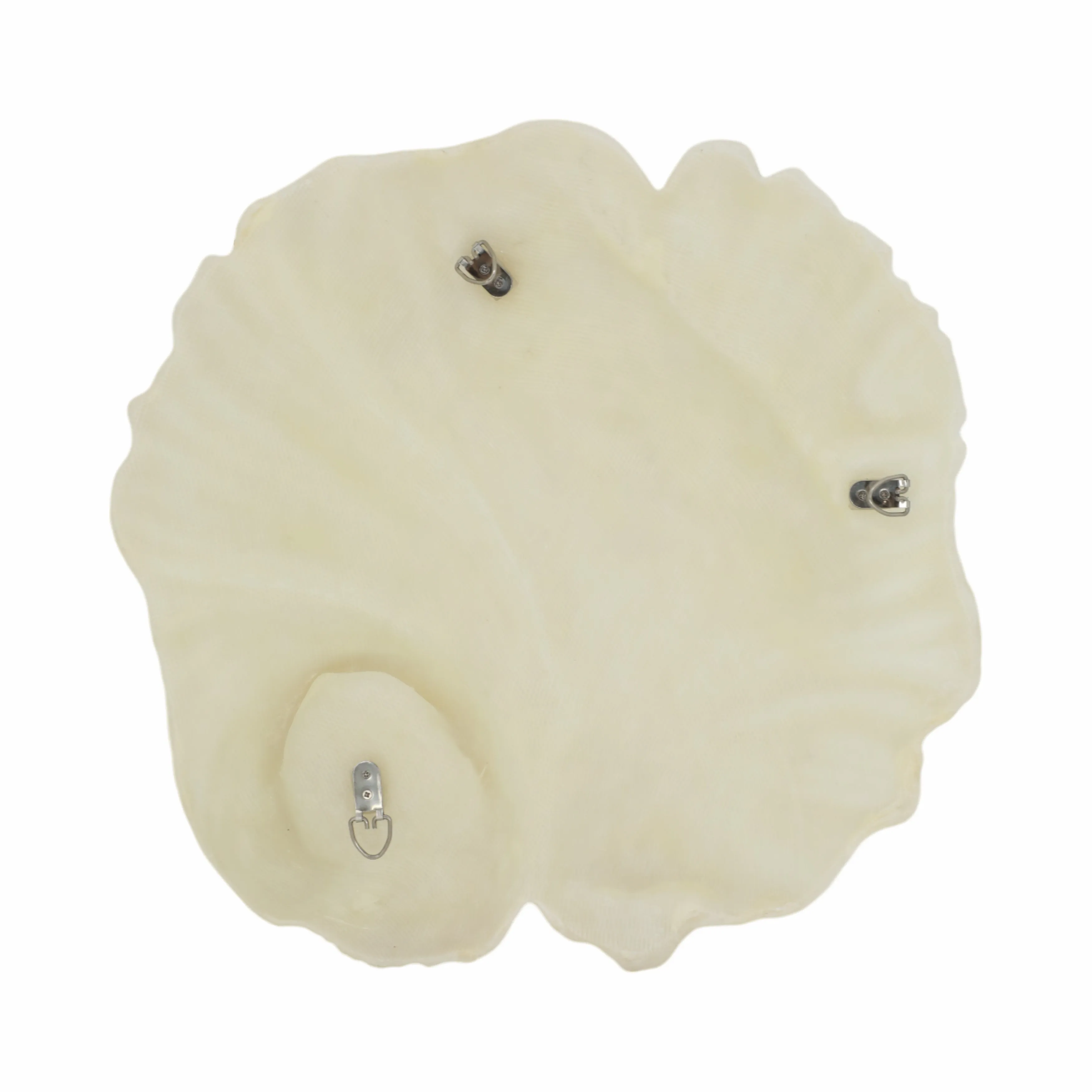 S/3 18/19/20" Majorca Quartz Resin Shell Wall Deco