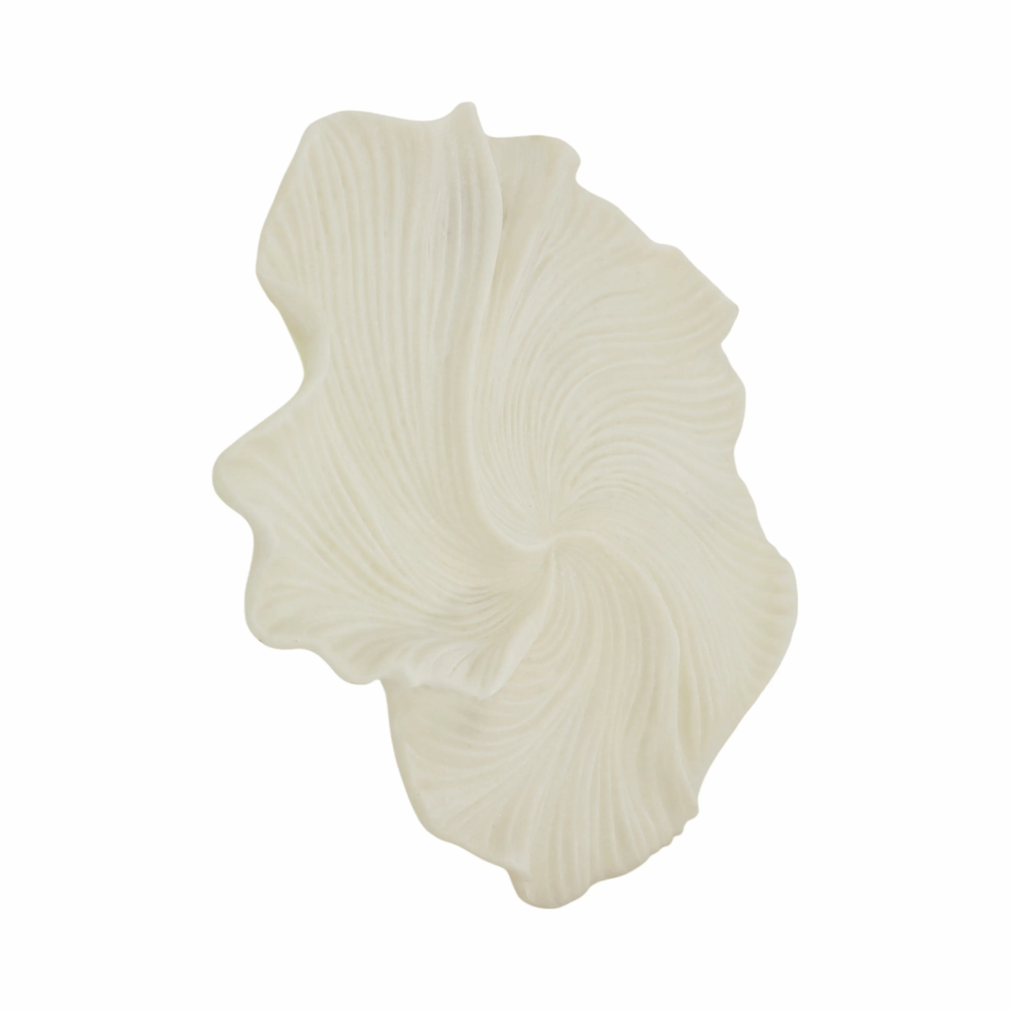 S/3 18/19/20" Majorca Quartz Resin Shell Wall Deco