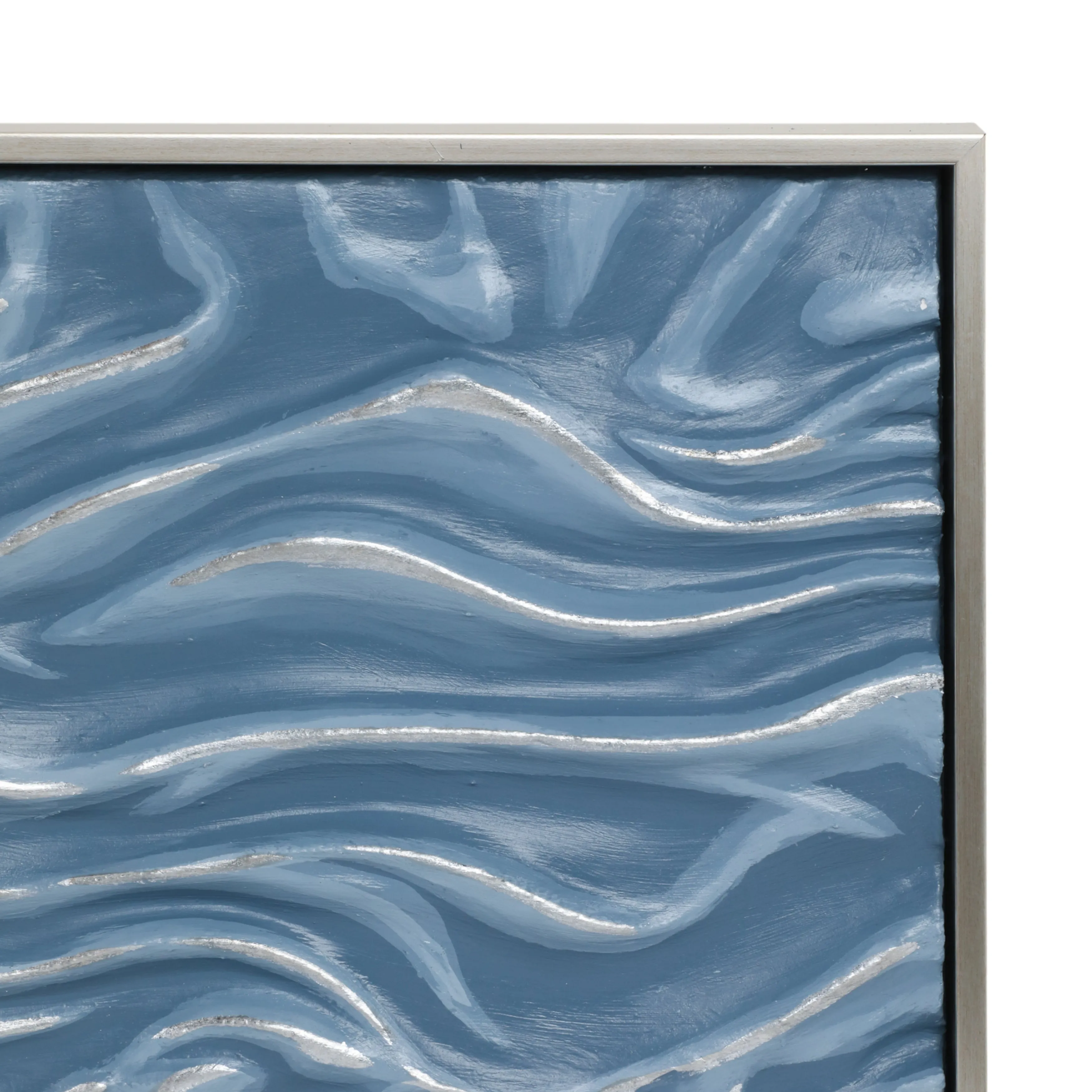 S/3 20" Augustine Blue Dimensional Wall Decor