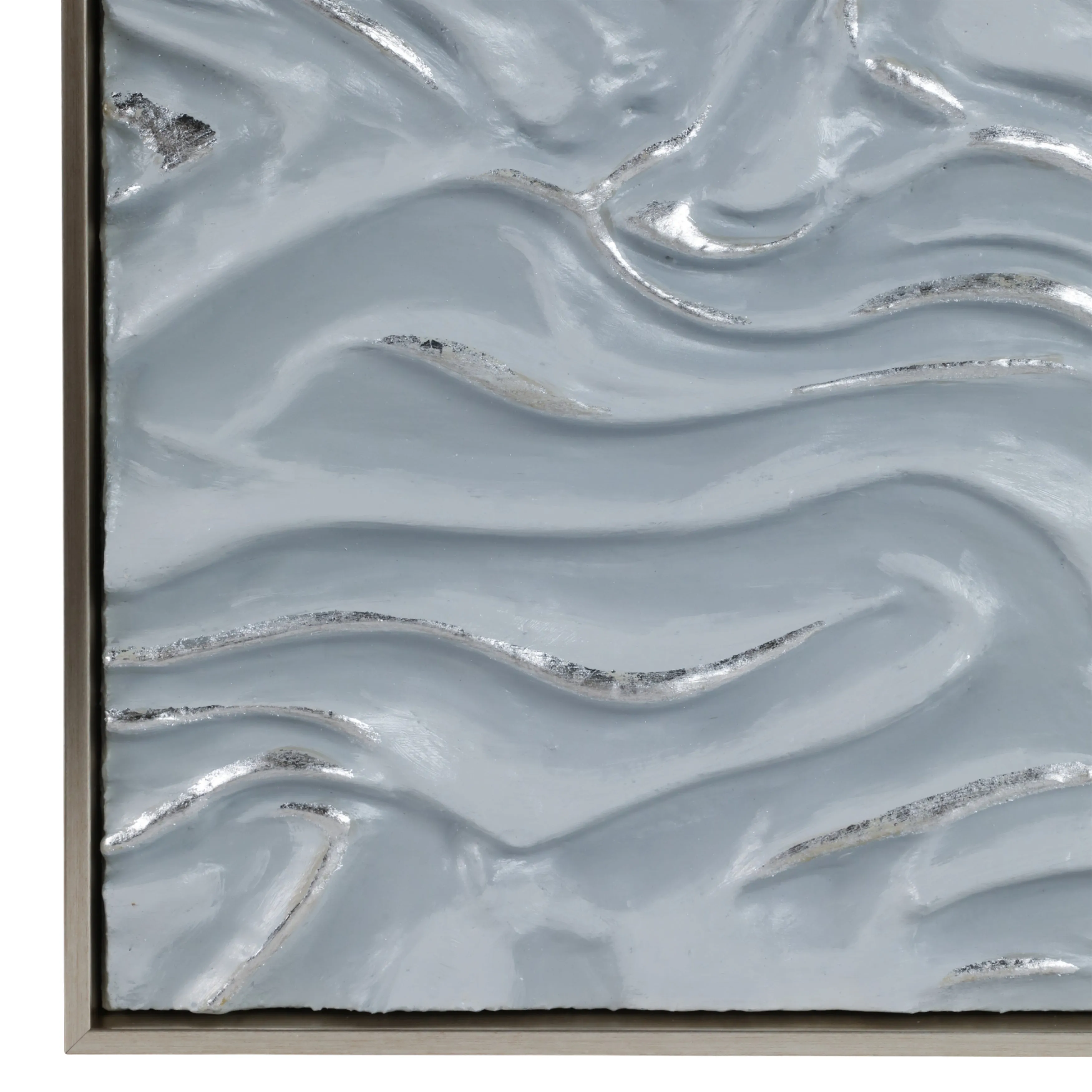 S/3 20" Augustine Blue Dimensional Wall Decor