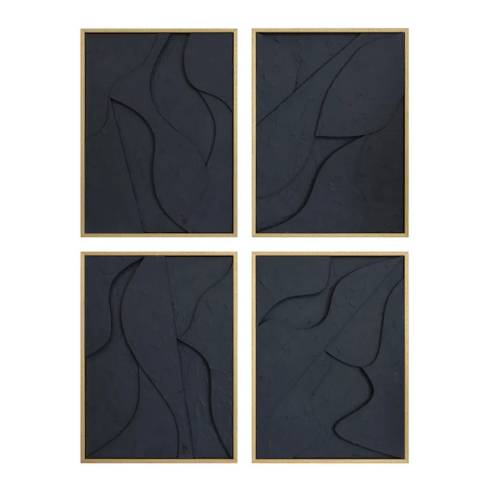 S/4 15X20 VITOSHA DIMENSIONAL PLASTER WALL ART