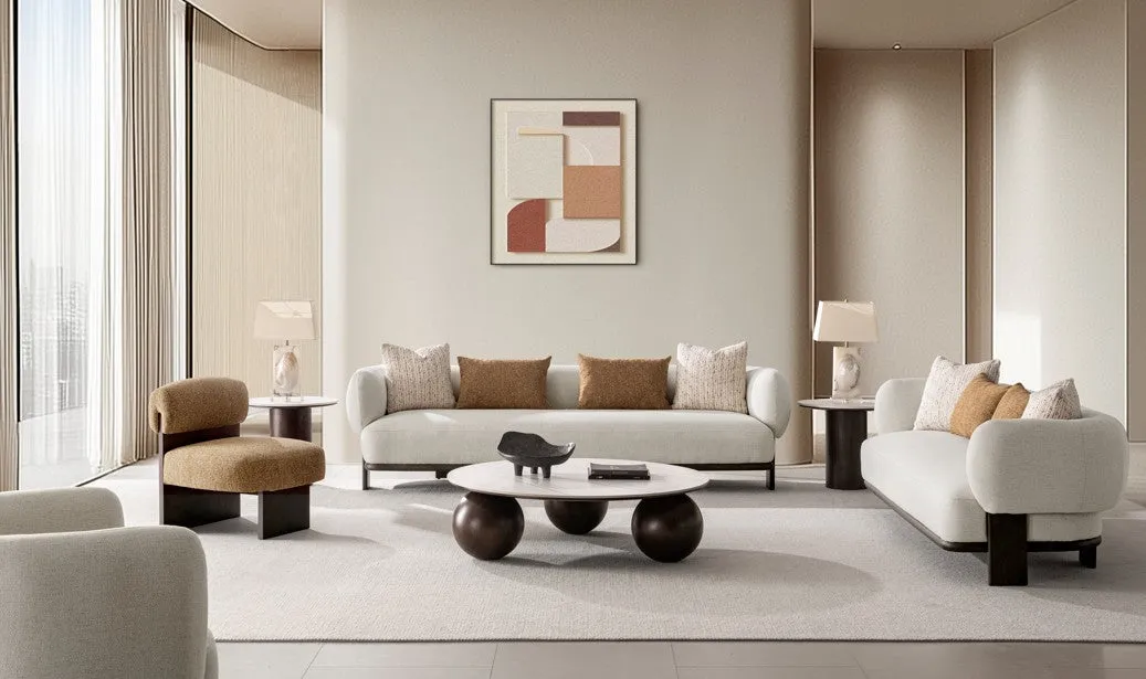 Sahara Sand Leaner Beown Accent Chair