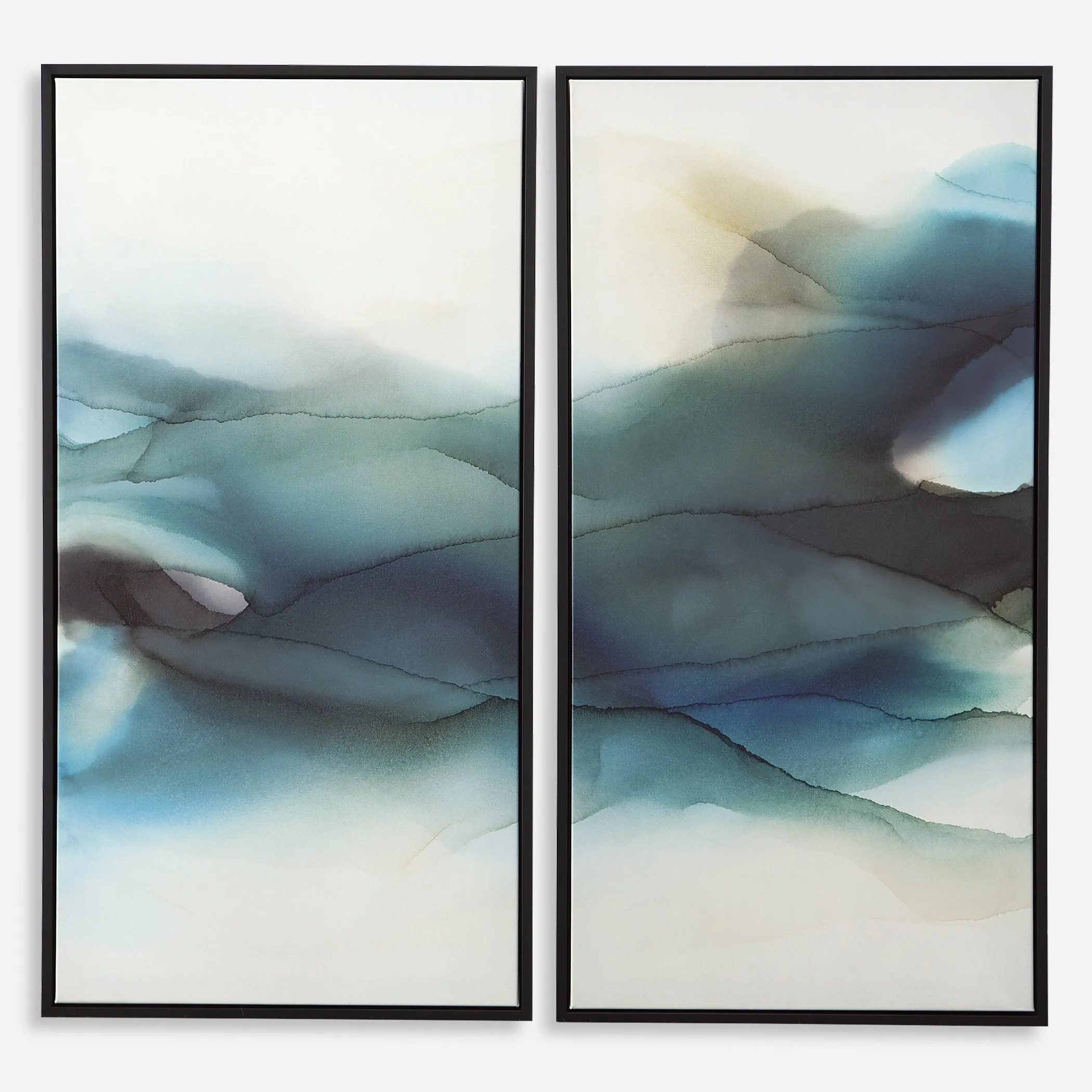 September Desert Framed Canvases, S/2