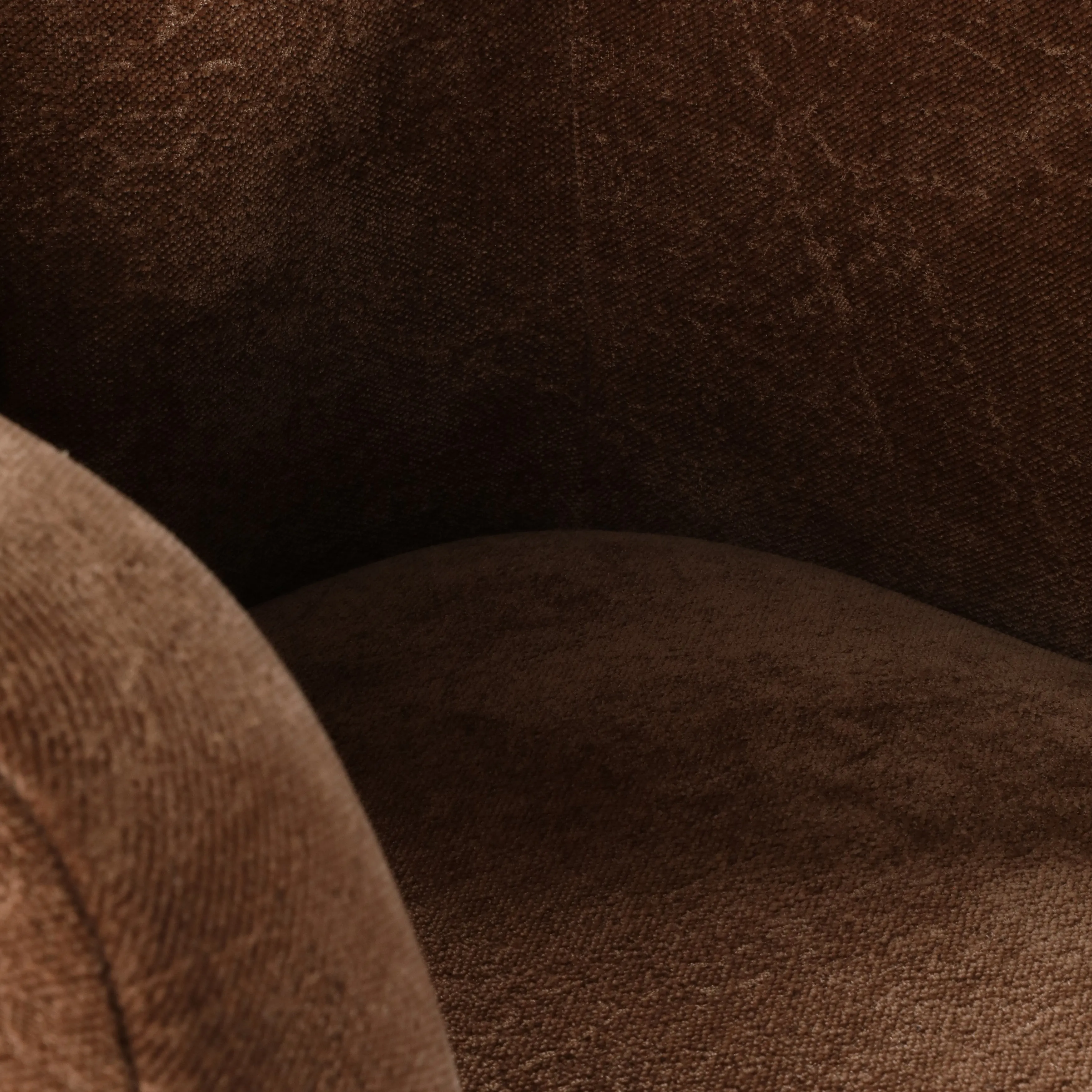 SHELTER-BACK ACCENT CHAIR, BROWN