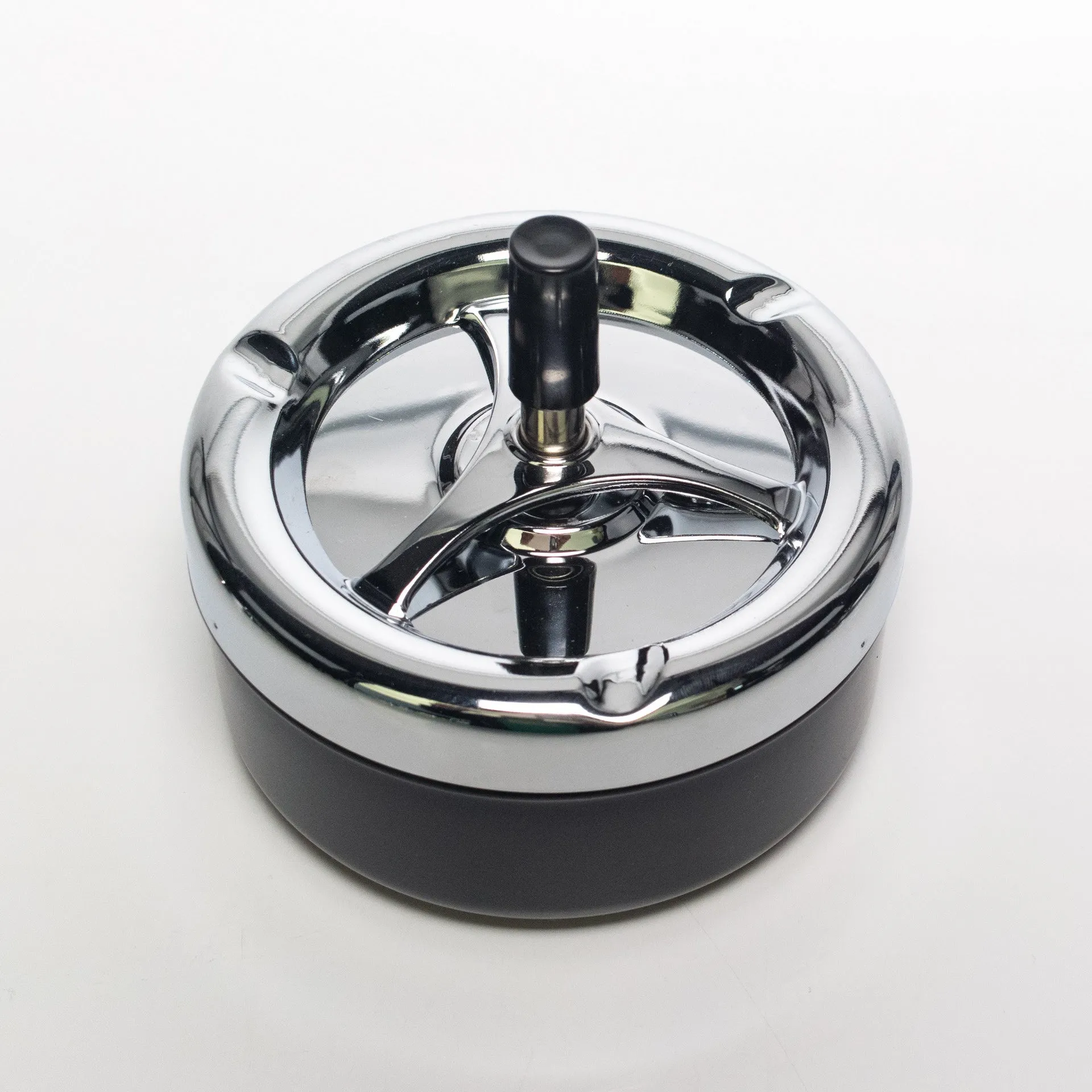 Stainless Steel Top Spin Ashtray
