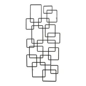 Steel Squares Wall Dcor