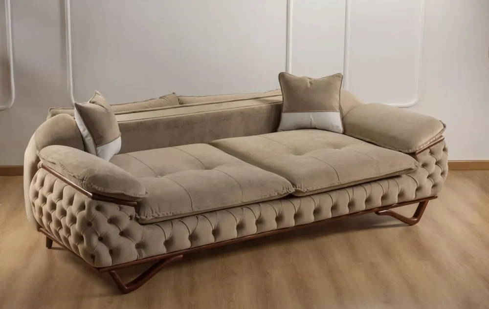 Three-Seater Sofa from Maiden Home, Beige - 220x75x75 cm M110453355