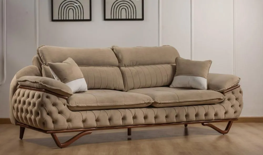 Three-Seater Sofa from Maiden Home, Beige - 220x75x75 cm M110453355