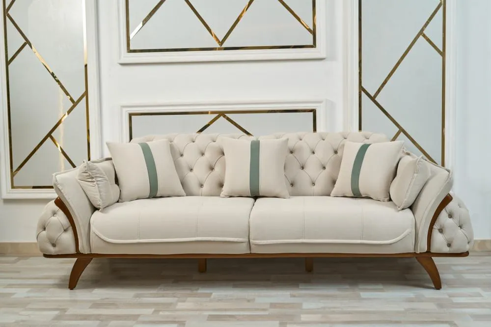 Three-Seater Sofa from Maiden Home, Green - 220x75x75 cm M110453283