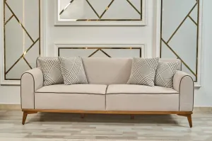Three-Seater Sofa from Maiden Home, Off White - 220x75x75 cm M110453276