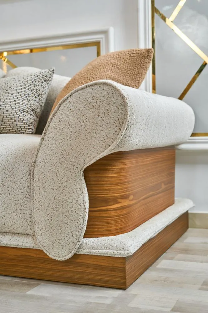 Three-Seater Sofa from Maiden Home, White - 220x75x75 cm M110453286