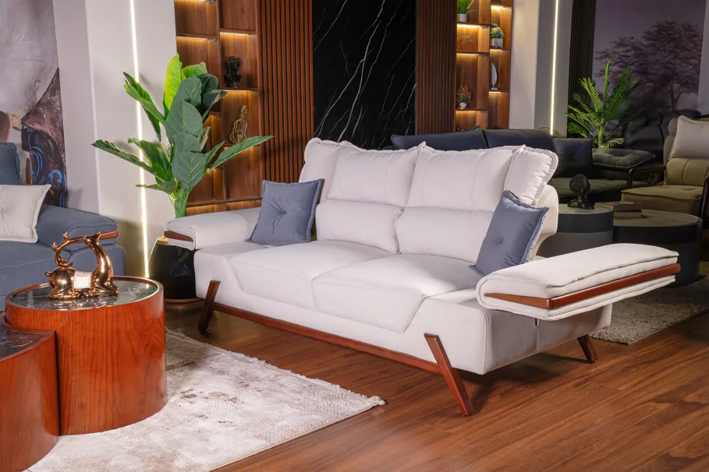 Two-Seater Sofa from Maiden Home, White - 190x75x75 cm M110453420