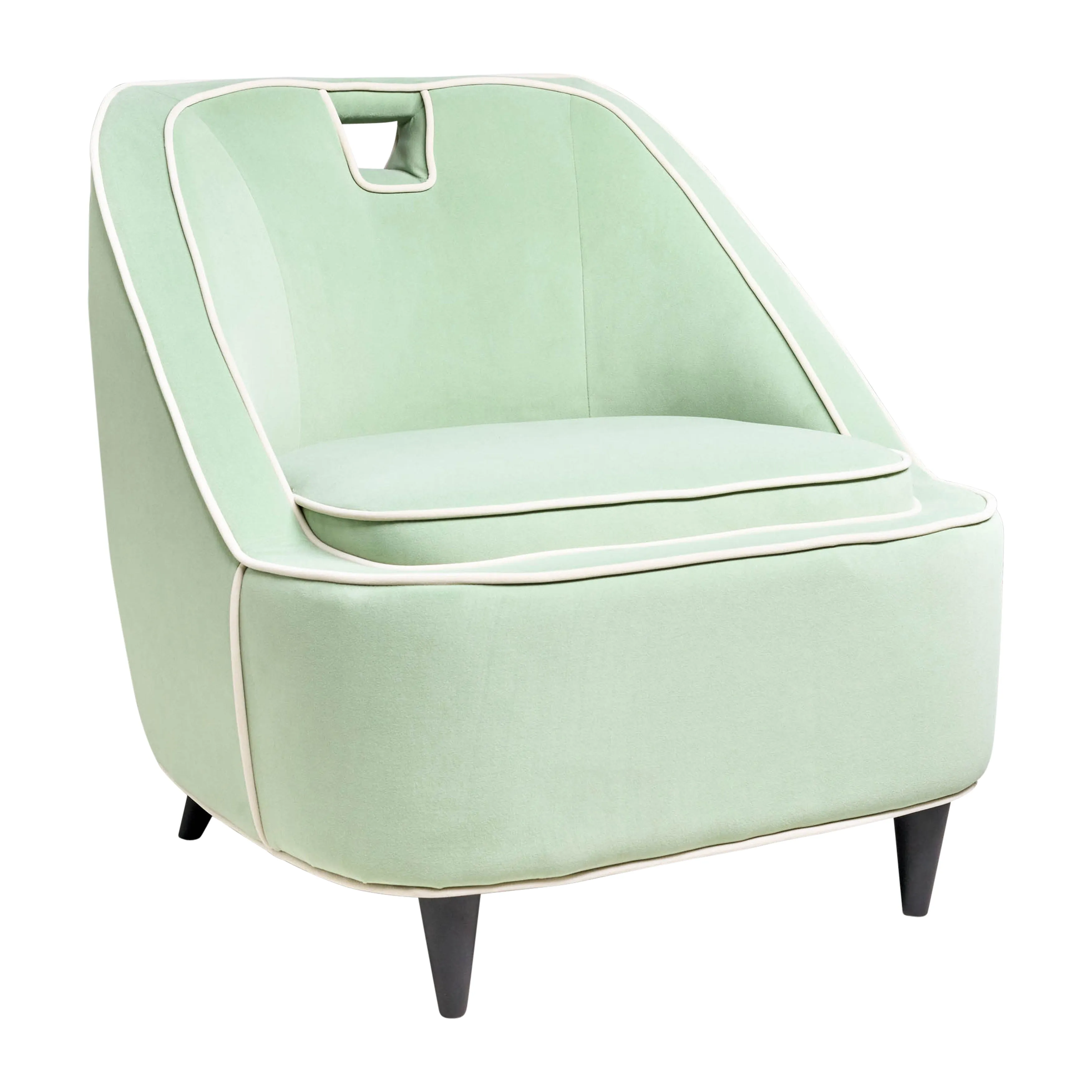 TWO-TONED ACCENT CHAIR - GREEN KD