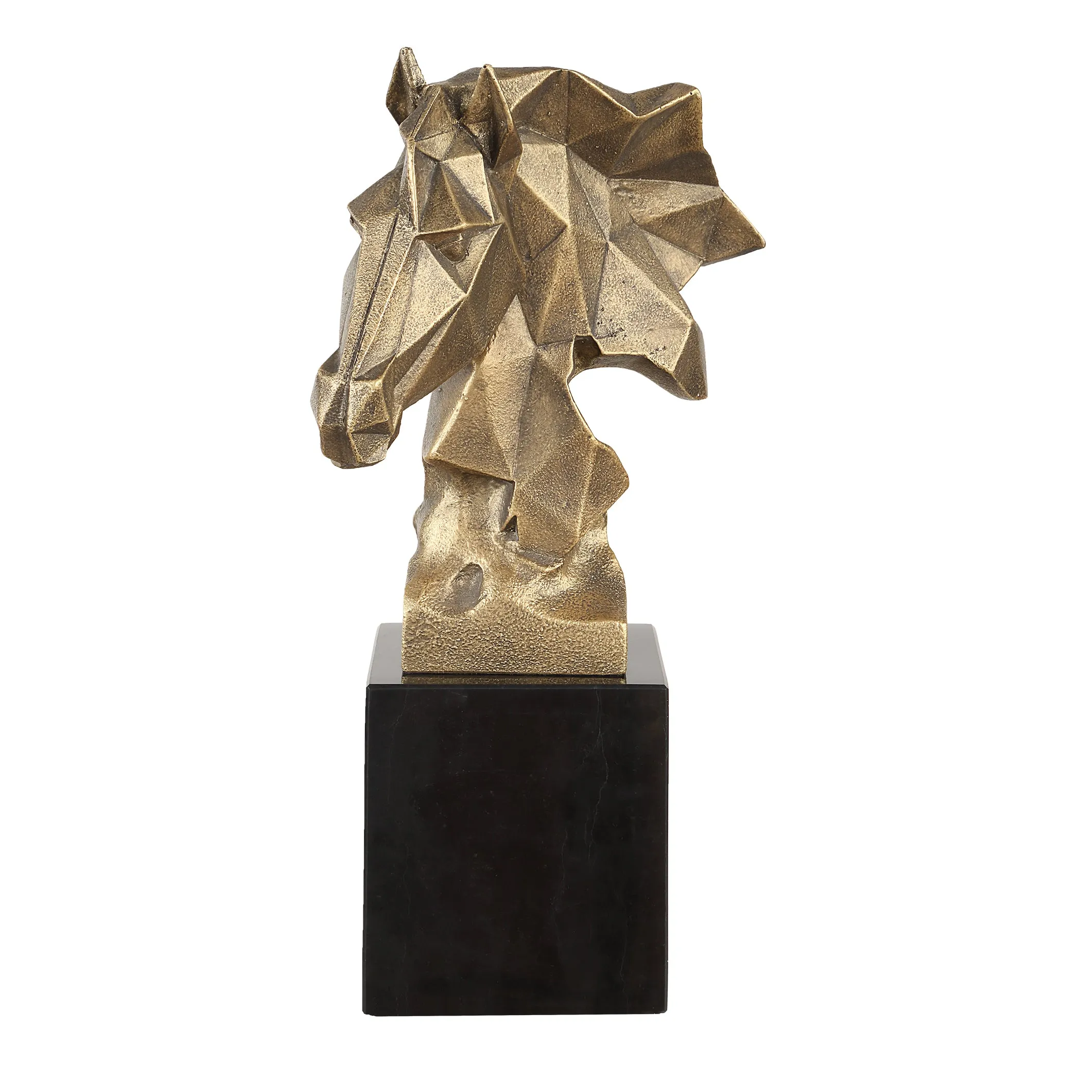 Uttermost Chiseled Horse Bust Sculpture