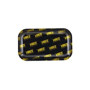Vibes - Aluminum Tray - Medium - Black & Gold Vibes
