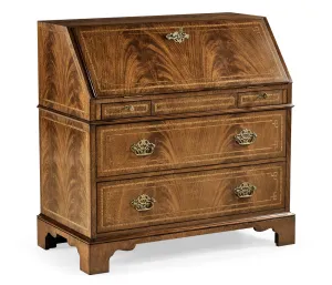 Windsor Collection - Queen Anne Fall Front Walnut Bureau