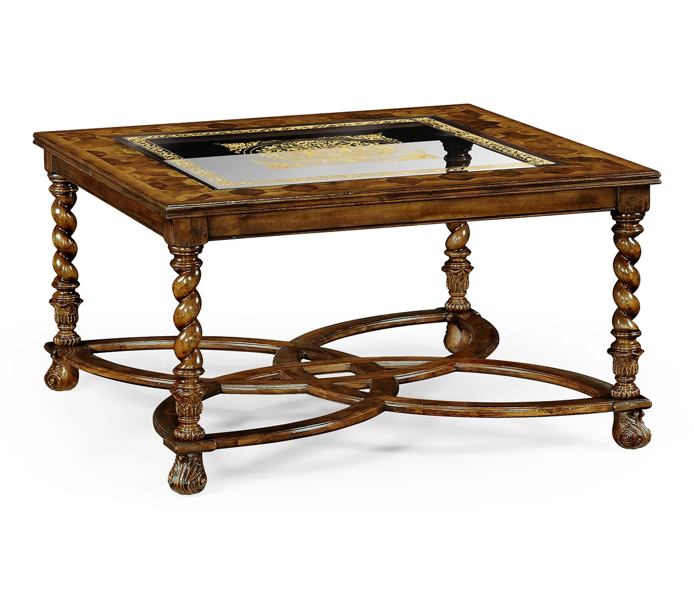 Windsor Collection - Square oyster & glomis coffee table (40")