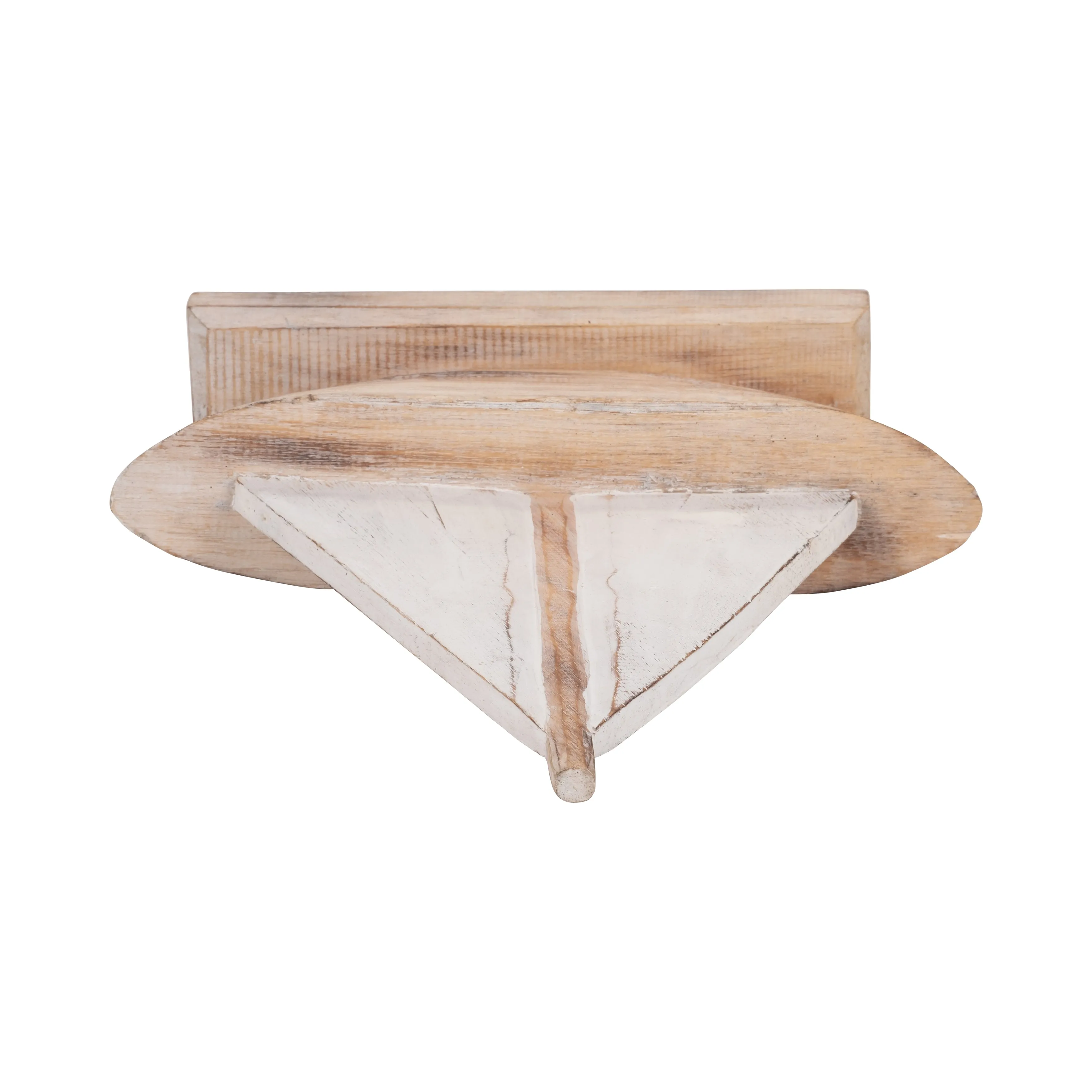 Wood, 14" Sailboat, Natural/white