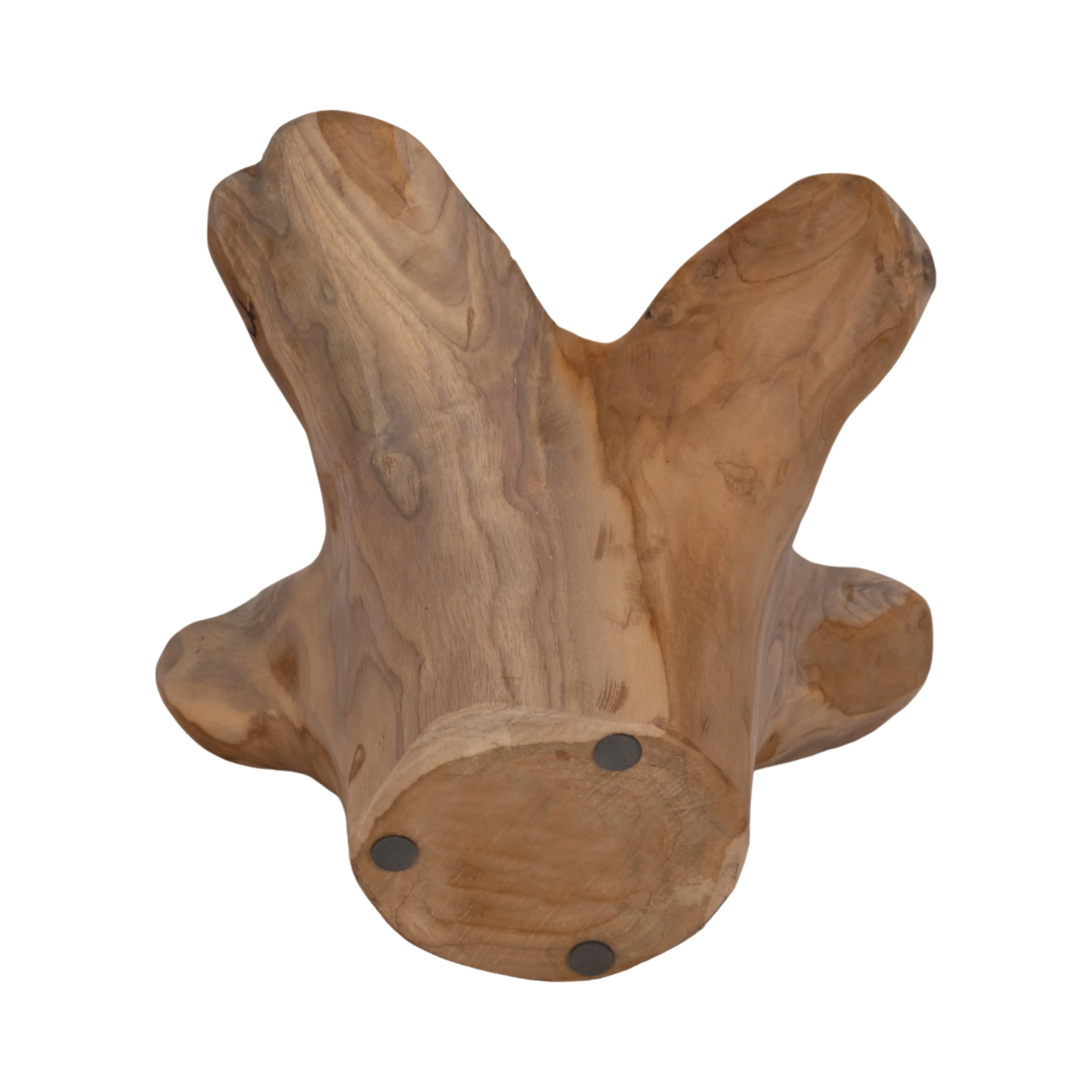 WOOD, 14" TEAK BOWL, NATURAL