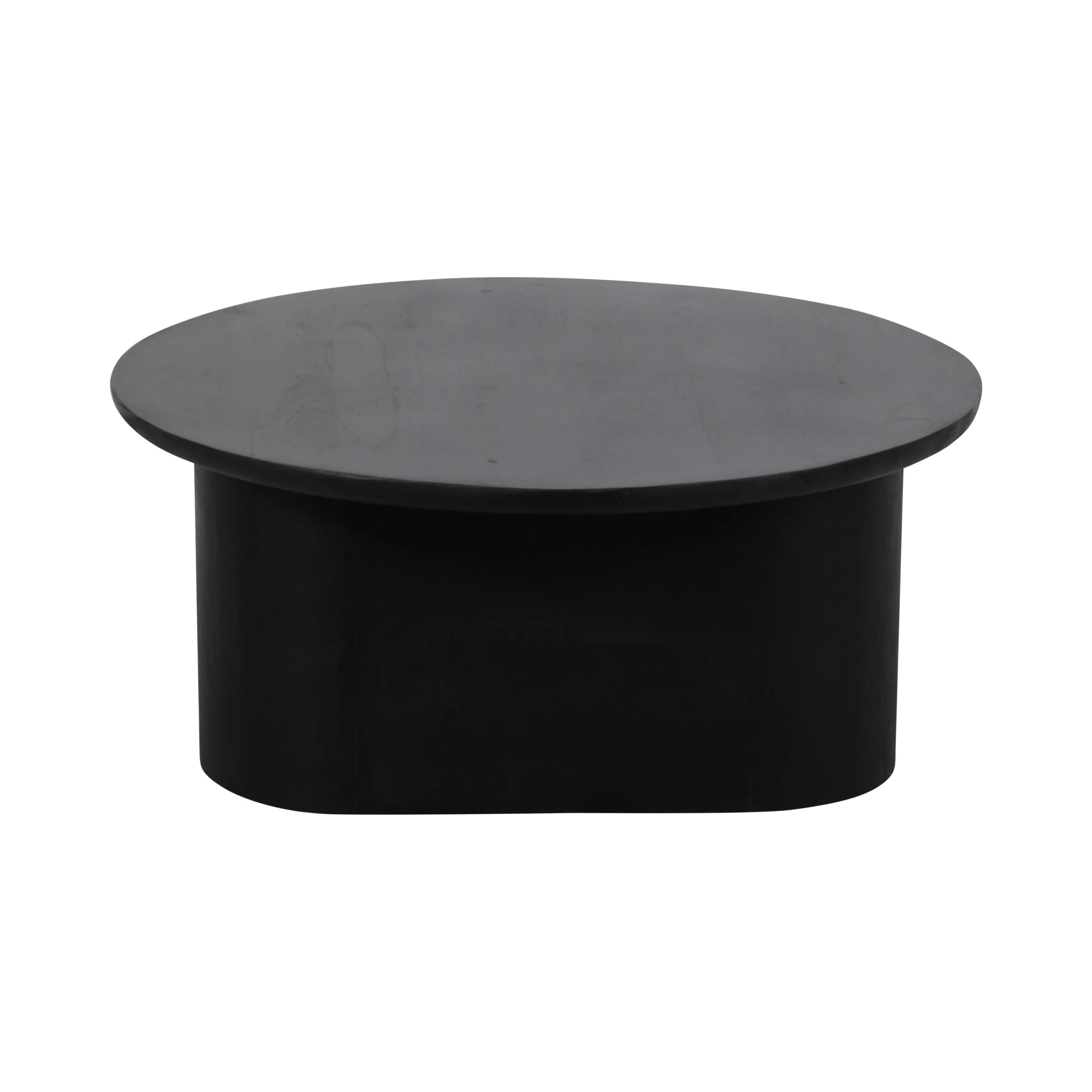 WOOD, 31" MINIMALIST COFFEE TABLE, BLACK