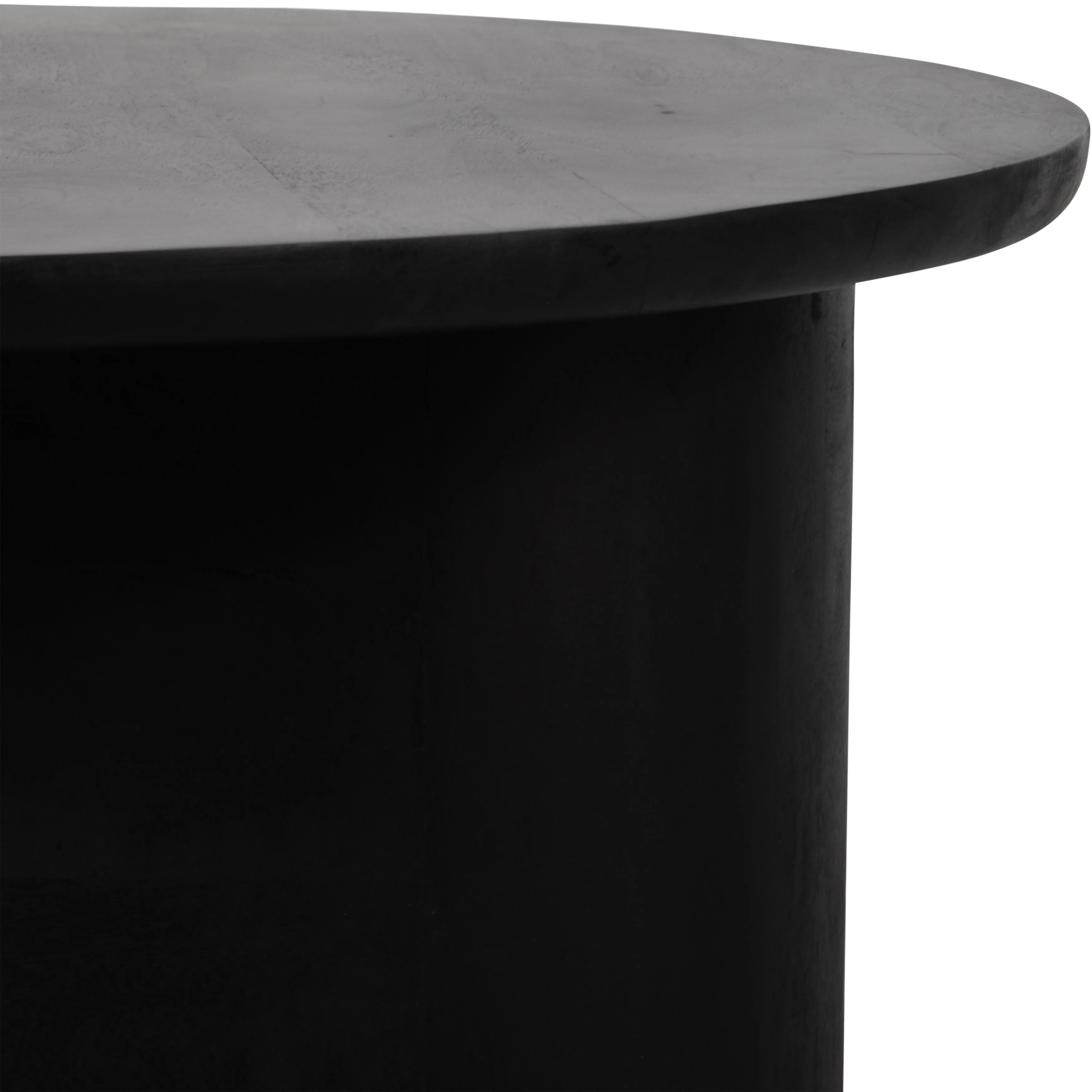 WOOD, 31" MINIMALIST COFFEE TABLE, BLACK