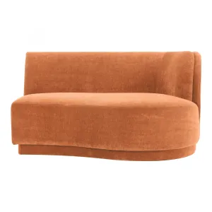 Yoon 2 Seat Sofa Right Fired Rust