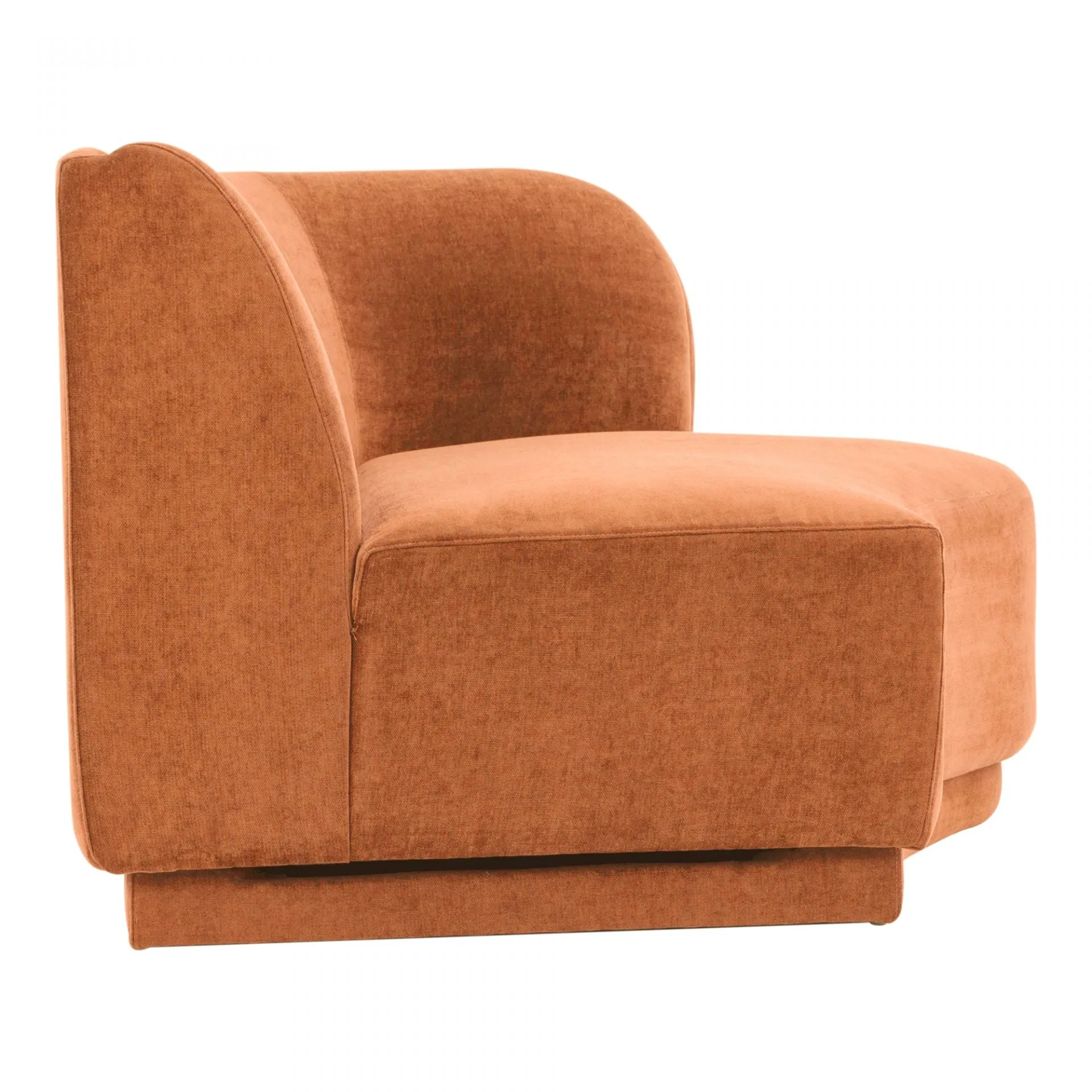 Yoon 2 Seat Sofa Right Fired Rust